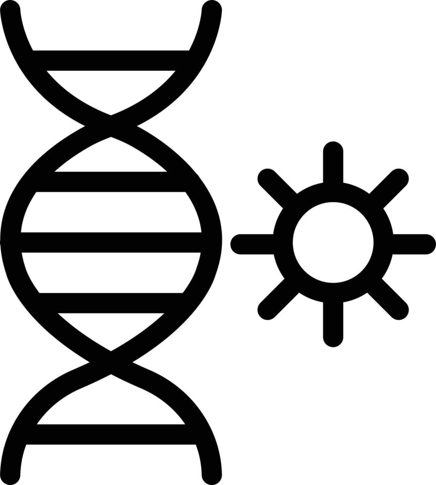 ADN virus vecteur illustration sur une background.premium qualité symboles.vecteur Icônes pour concept et graphique conception.