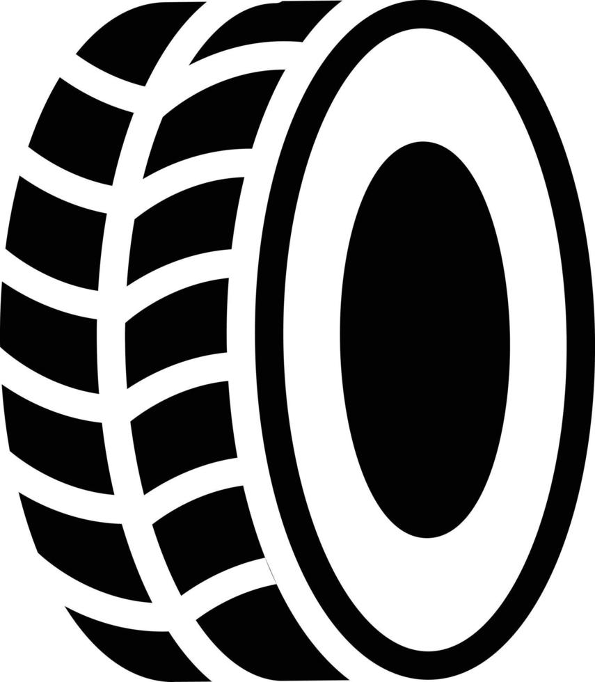 illustration vectorielle de pneu sur fond.symboles de qualité premium.icônes vectorielles pour le concept et la conception graphique. vecteur