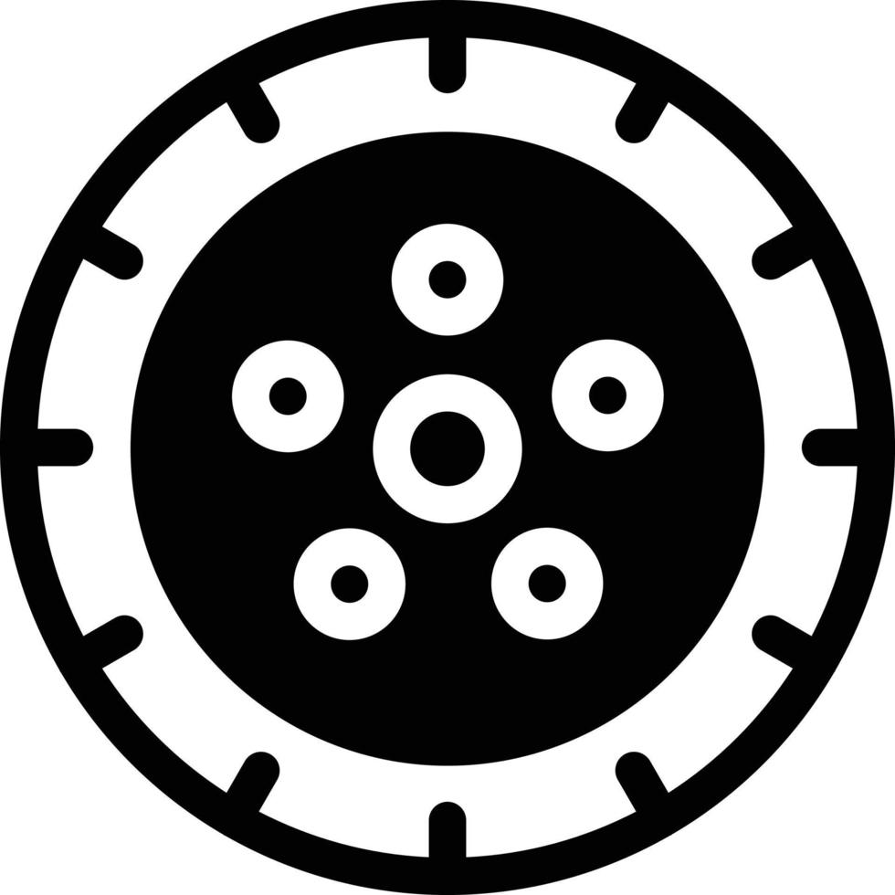 illustration vectorielle de roue sur un fond. symboles de qualité premium. icônes vectorielles pour le concept et la conception graphique. vecteur