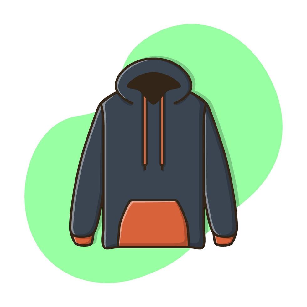 veste sweat à capuche icône vecteur conception illustration