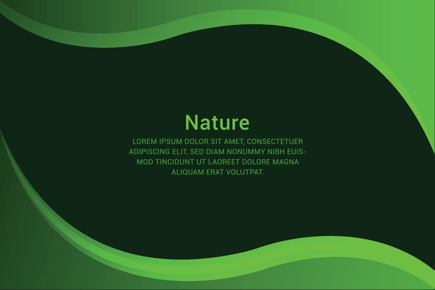 la nature concept Contexte conception vecteur