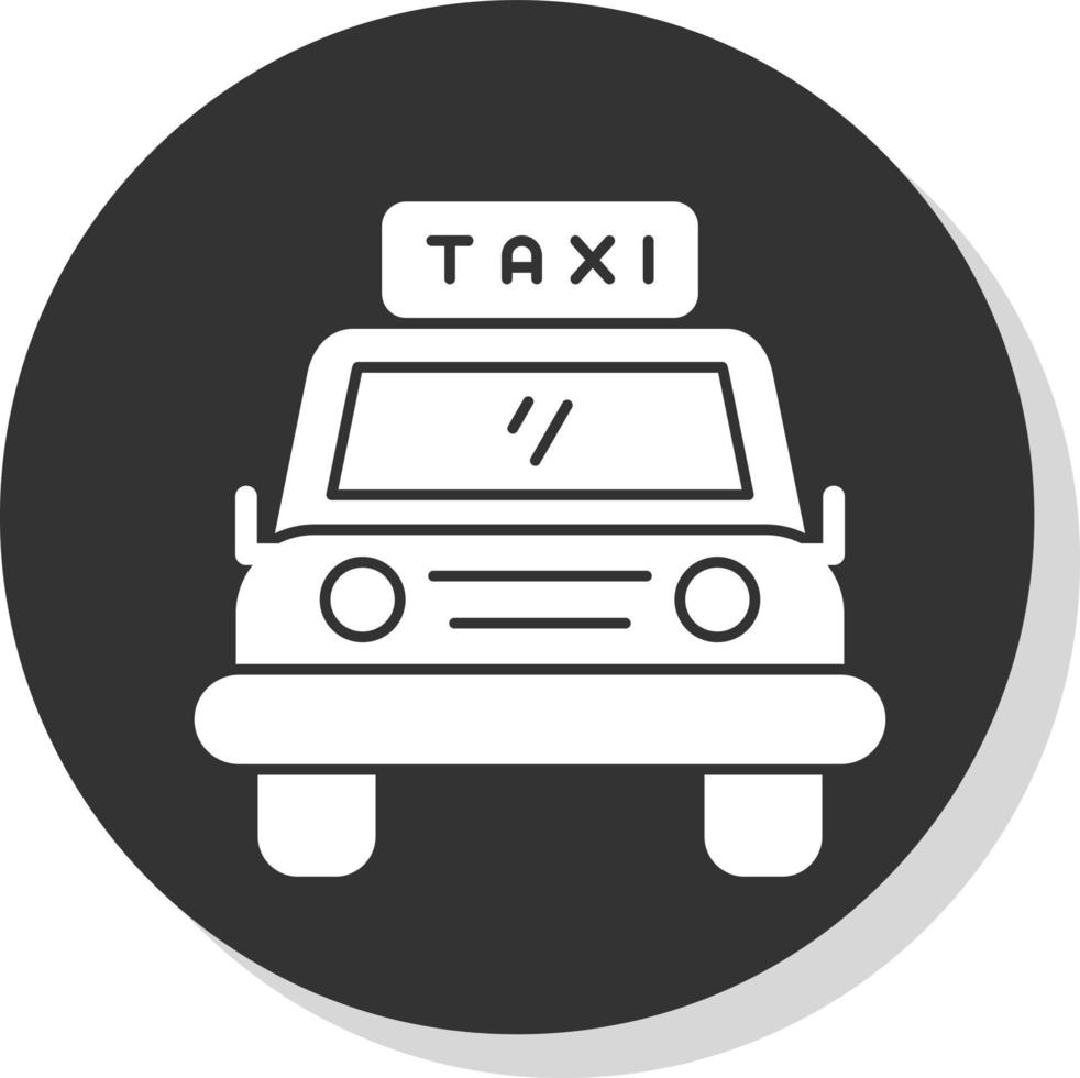 icône de vecteur de taxi