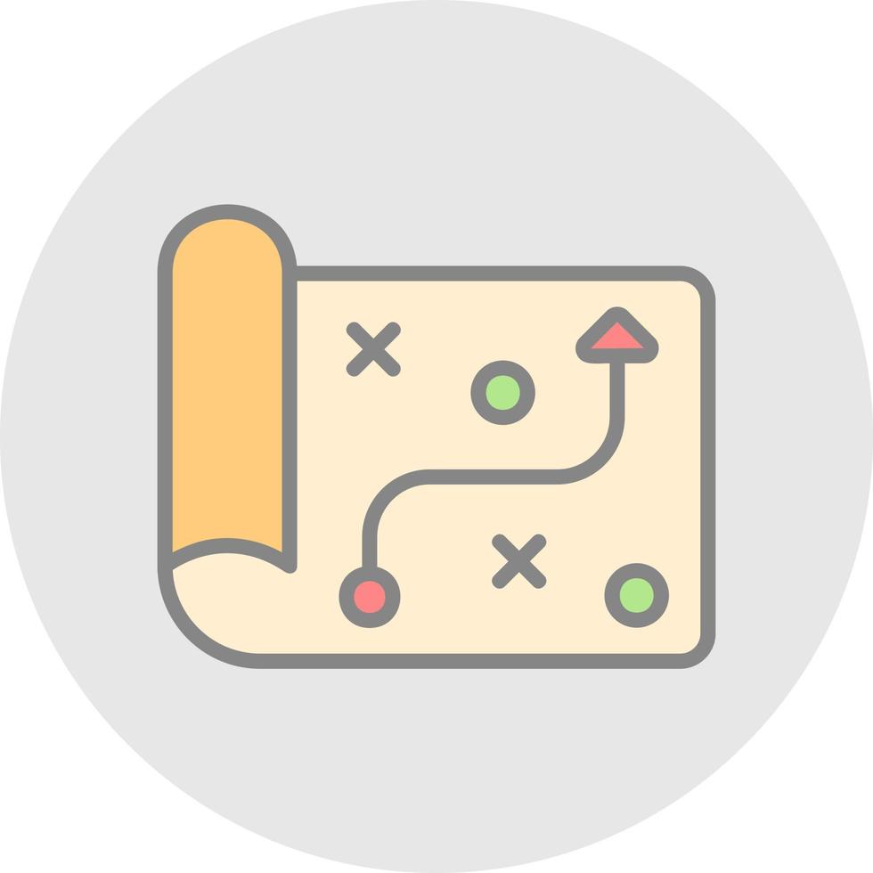 conception d'icône de vecteur de stratégie
