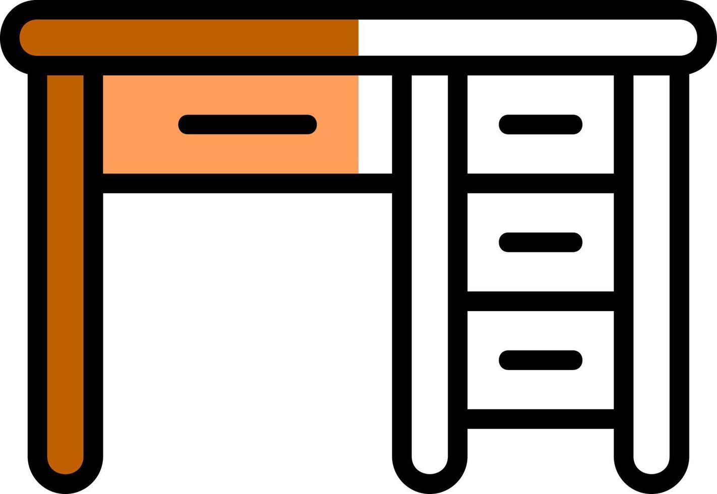 conception d'icône de vecteur de table