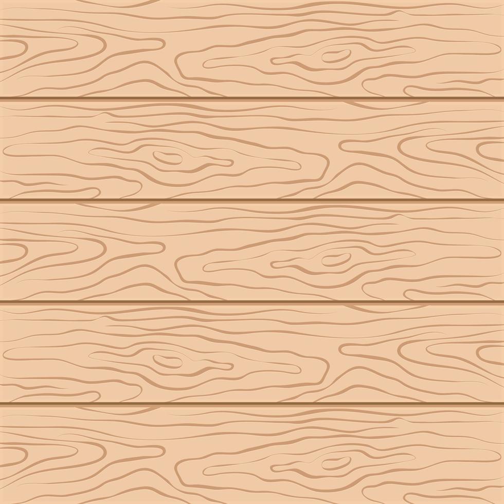 fond de texture bois. cinq planches en bois au design plat. illustration vectorielle vecteur