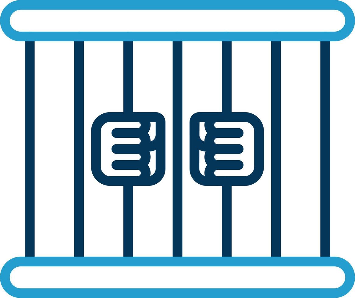 conception d'icône de vecteur de prison