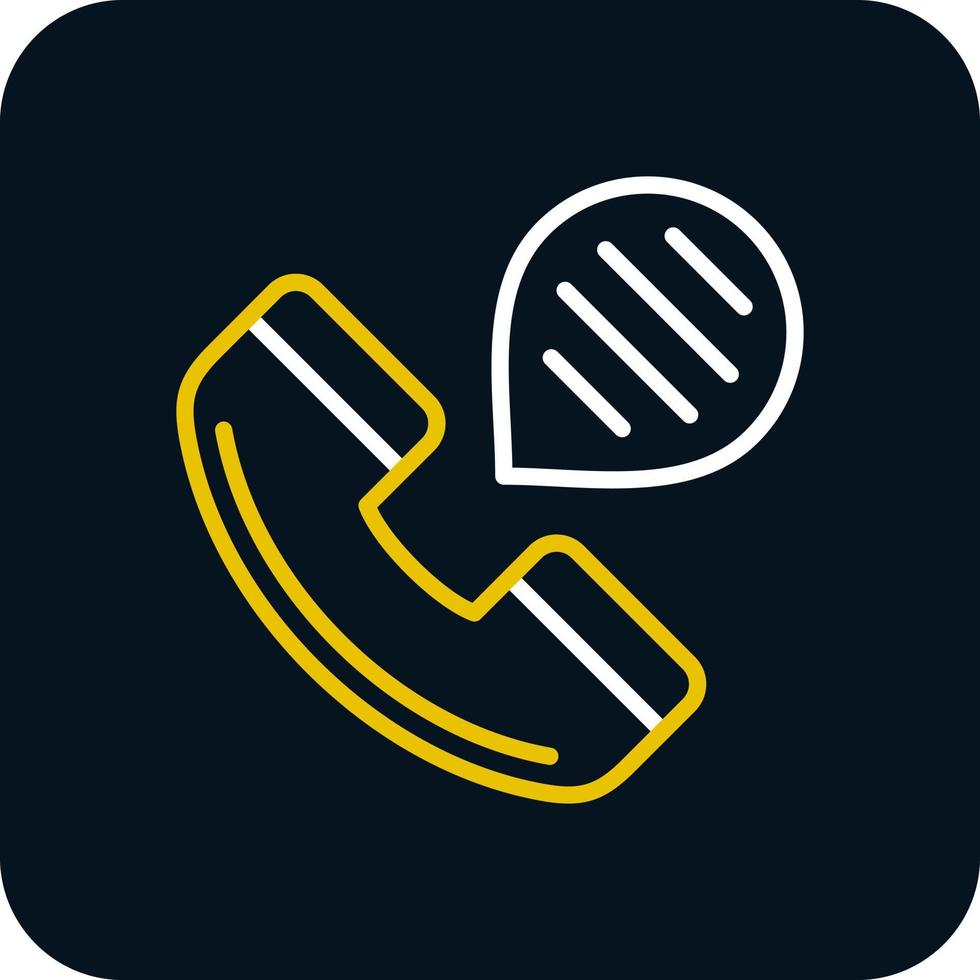 conception d'icône de vecteur d'appel téléphonique