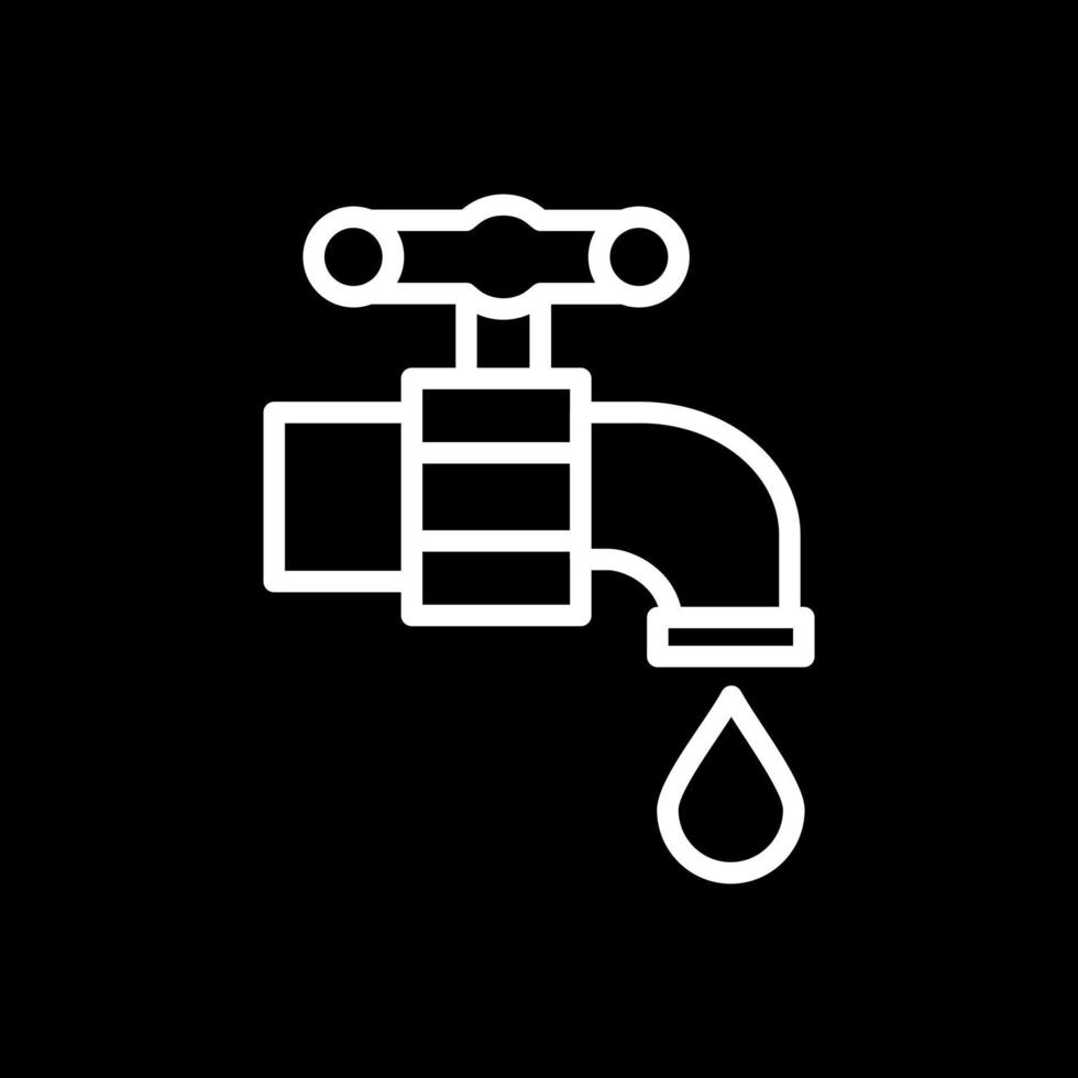 conception d'icône de vecteur de robinet