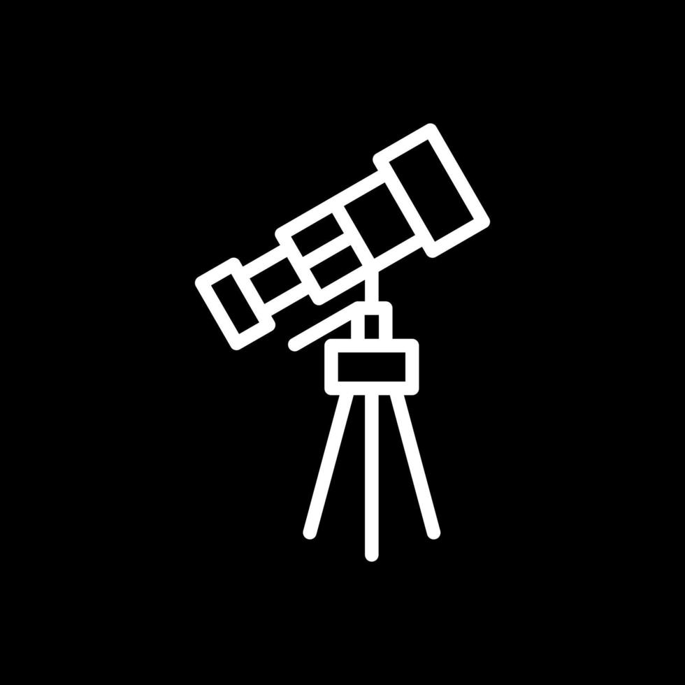 conception d'icône de vecteur de télescope