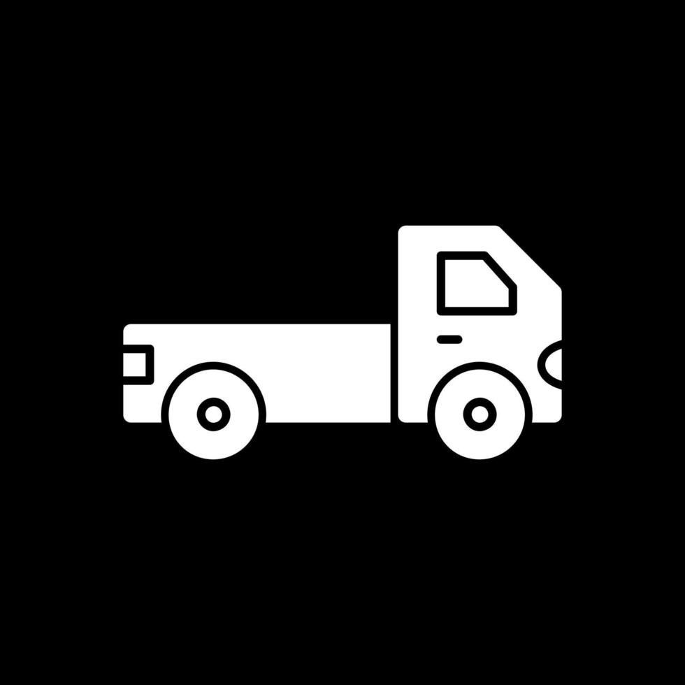 conception d'icône de vecteur de camionnette