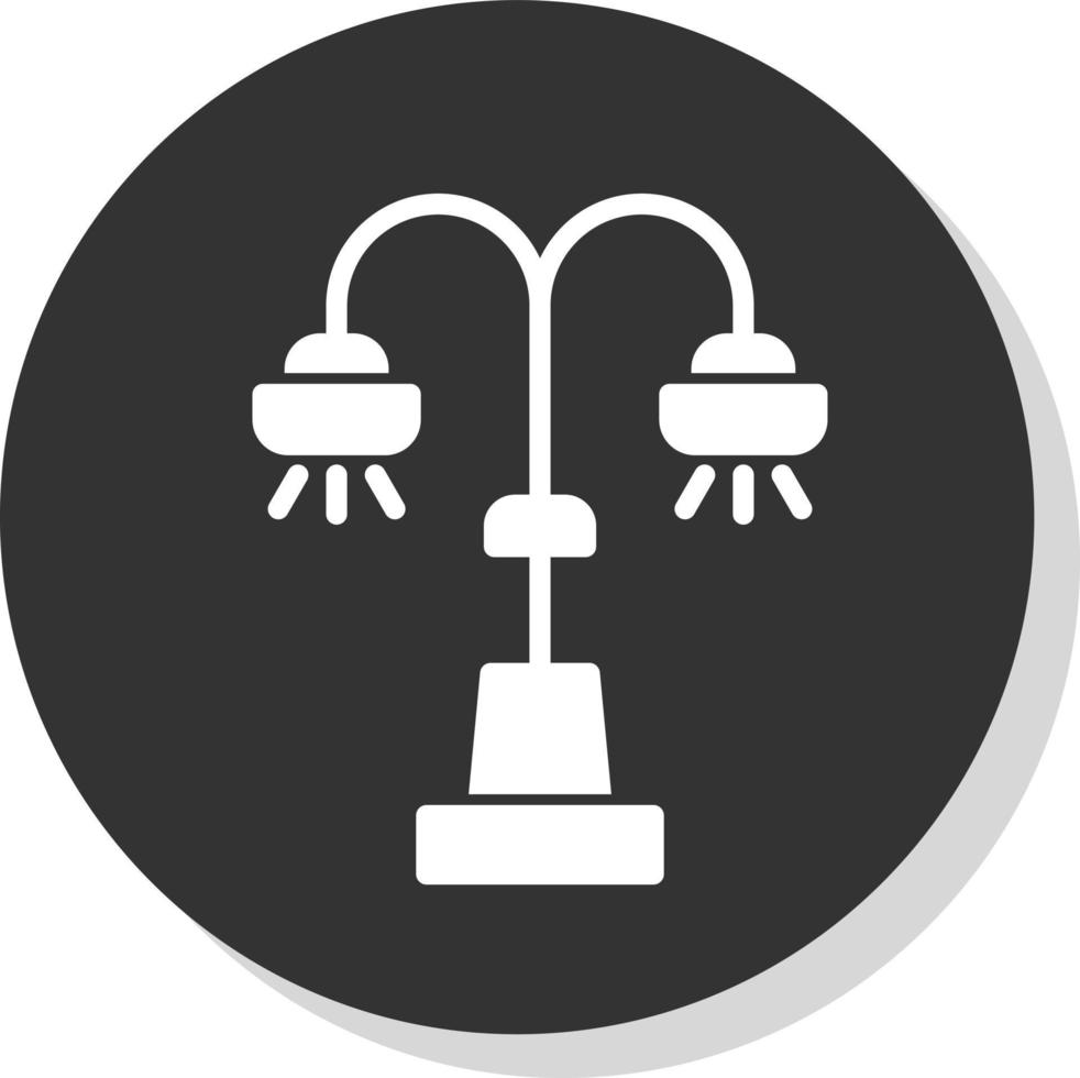 conception d'icône de vecteur de lampadaire