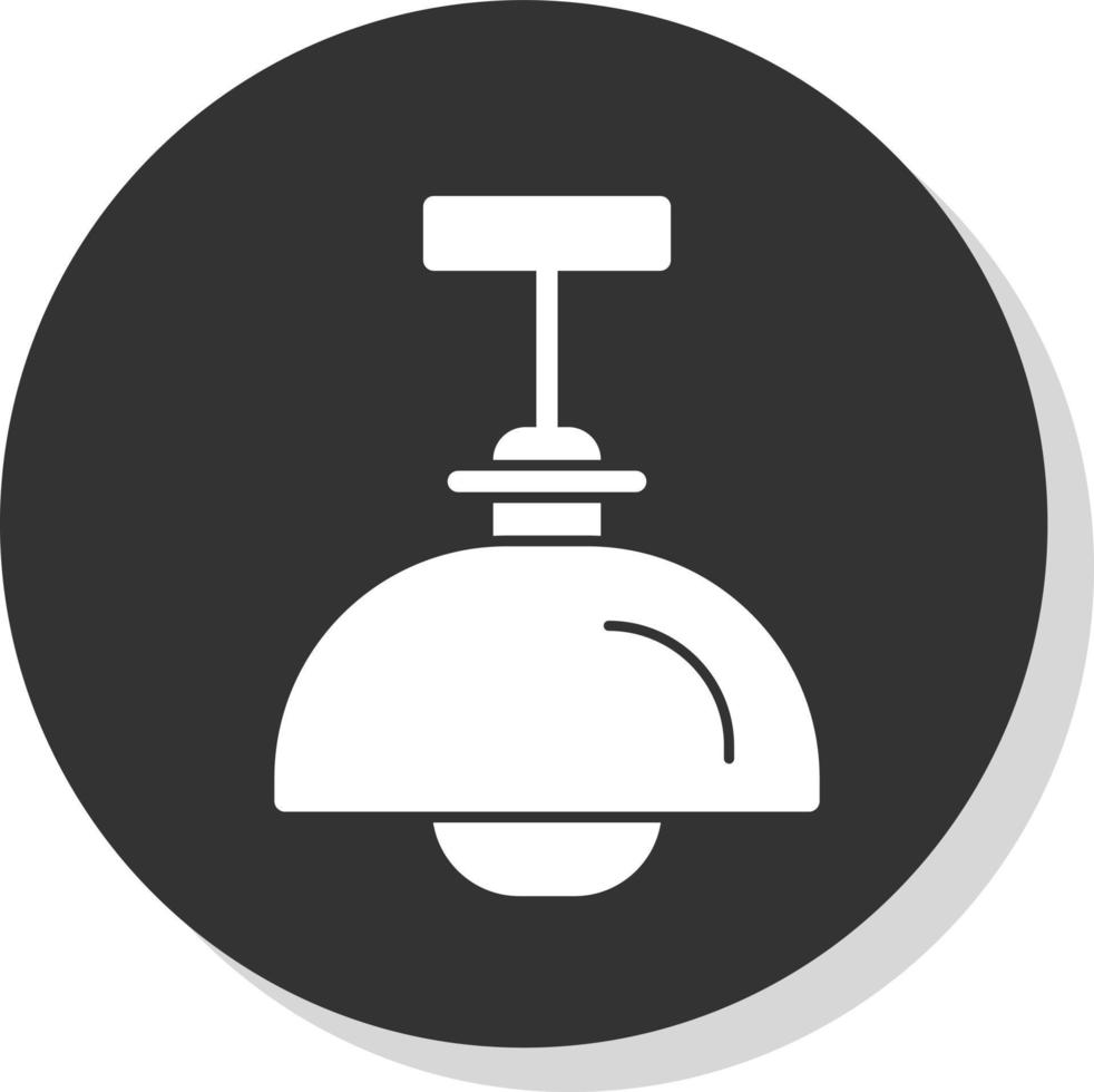 conception d'icône de vecteur de lampe suspendue