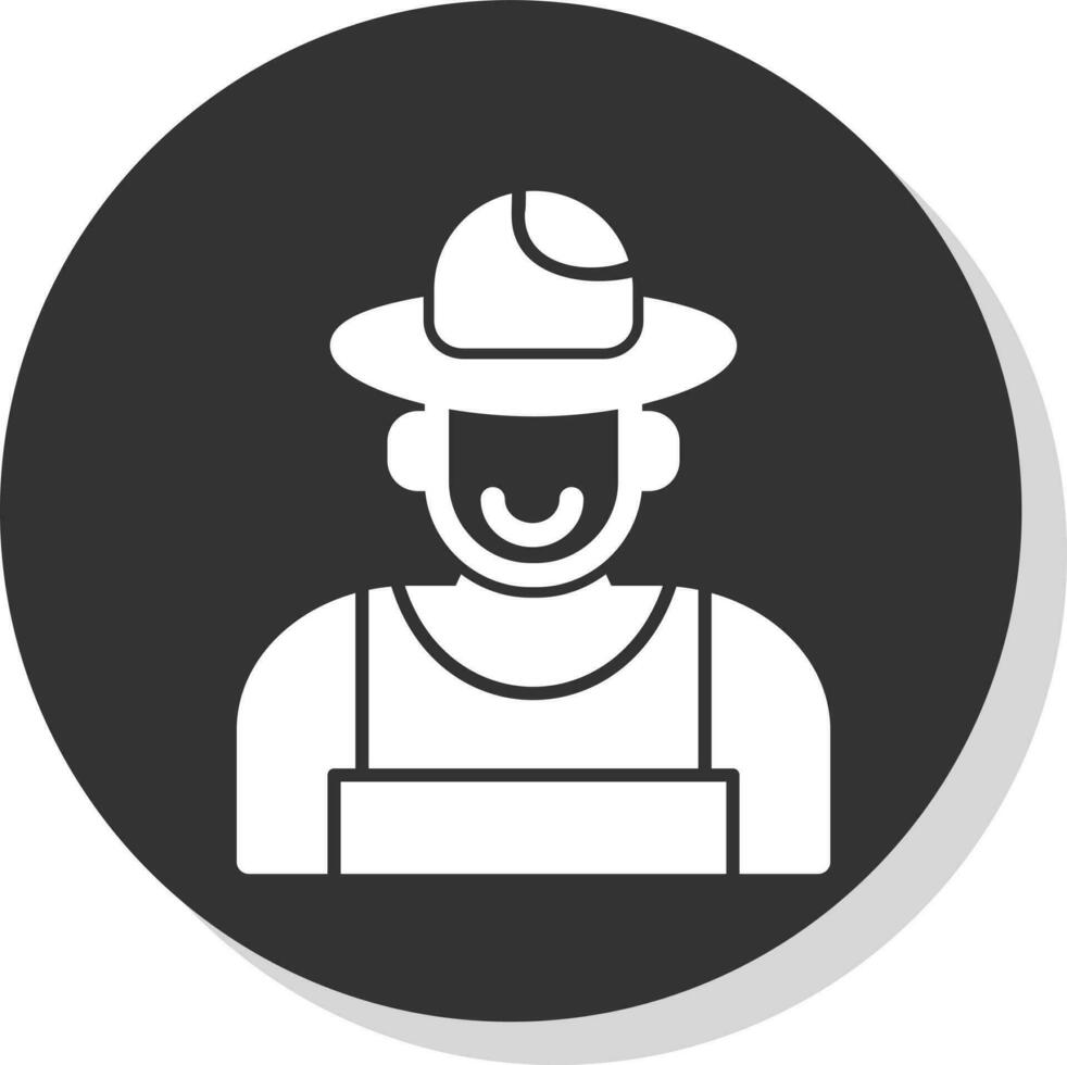 conception d'icône vecteur agriculteur