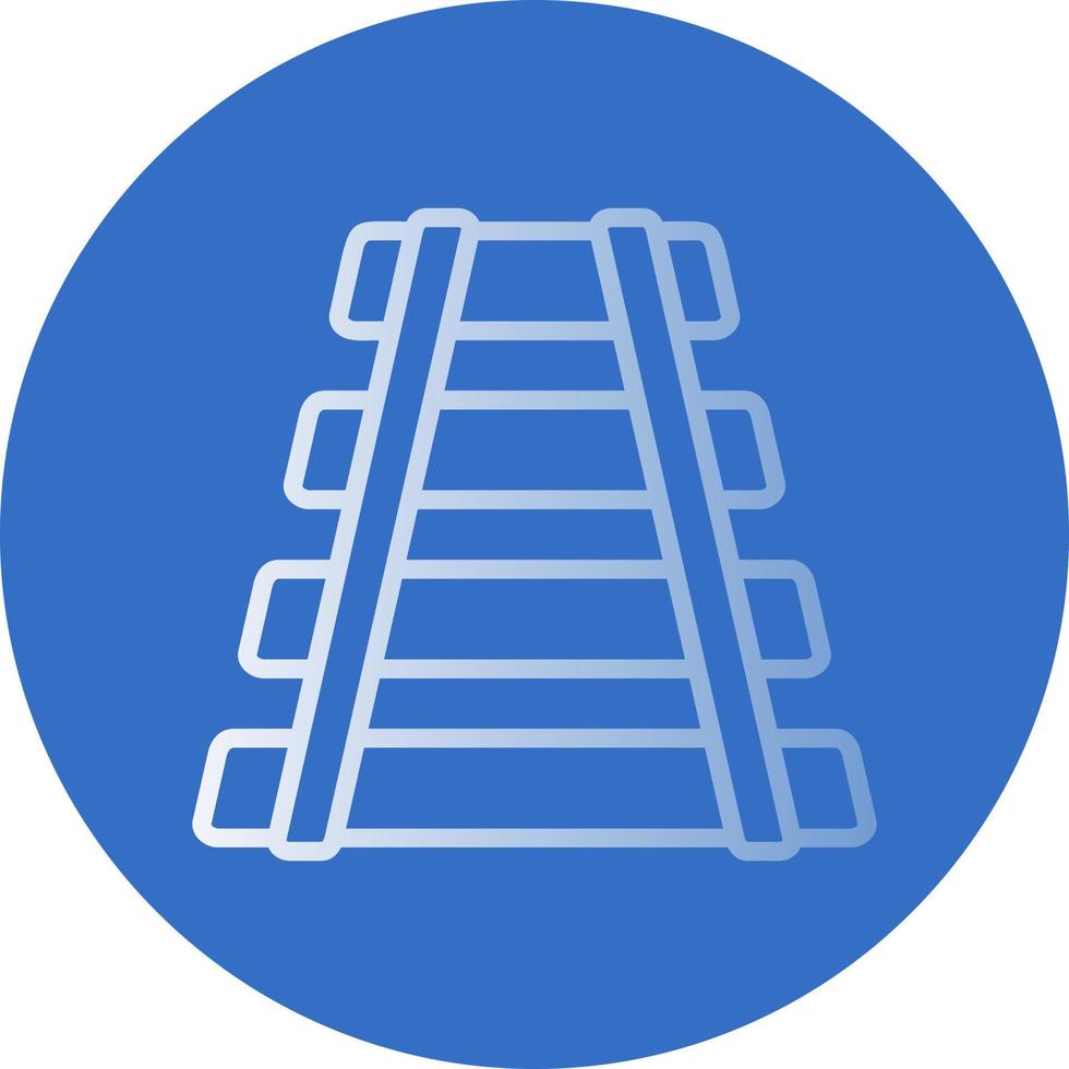 conception d'icône de vecteur de chemin de fer