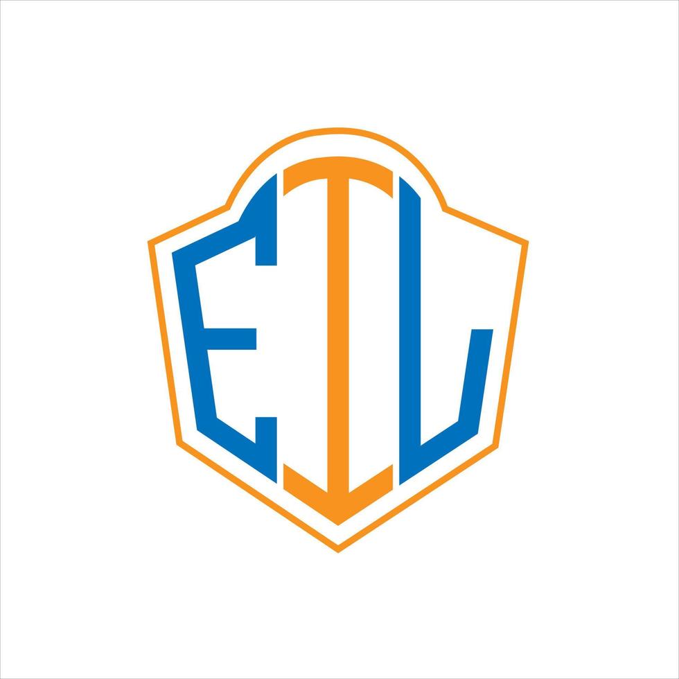 eil abstrait monogramme bouclier logo conception sur blanc Contexte. eil Créatif initiales lettre logo. vecteur