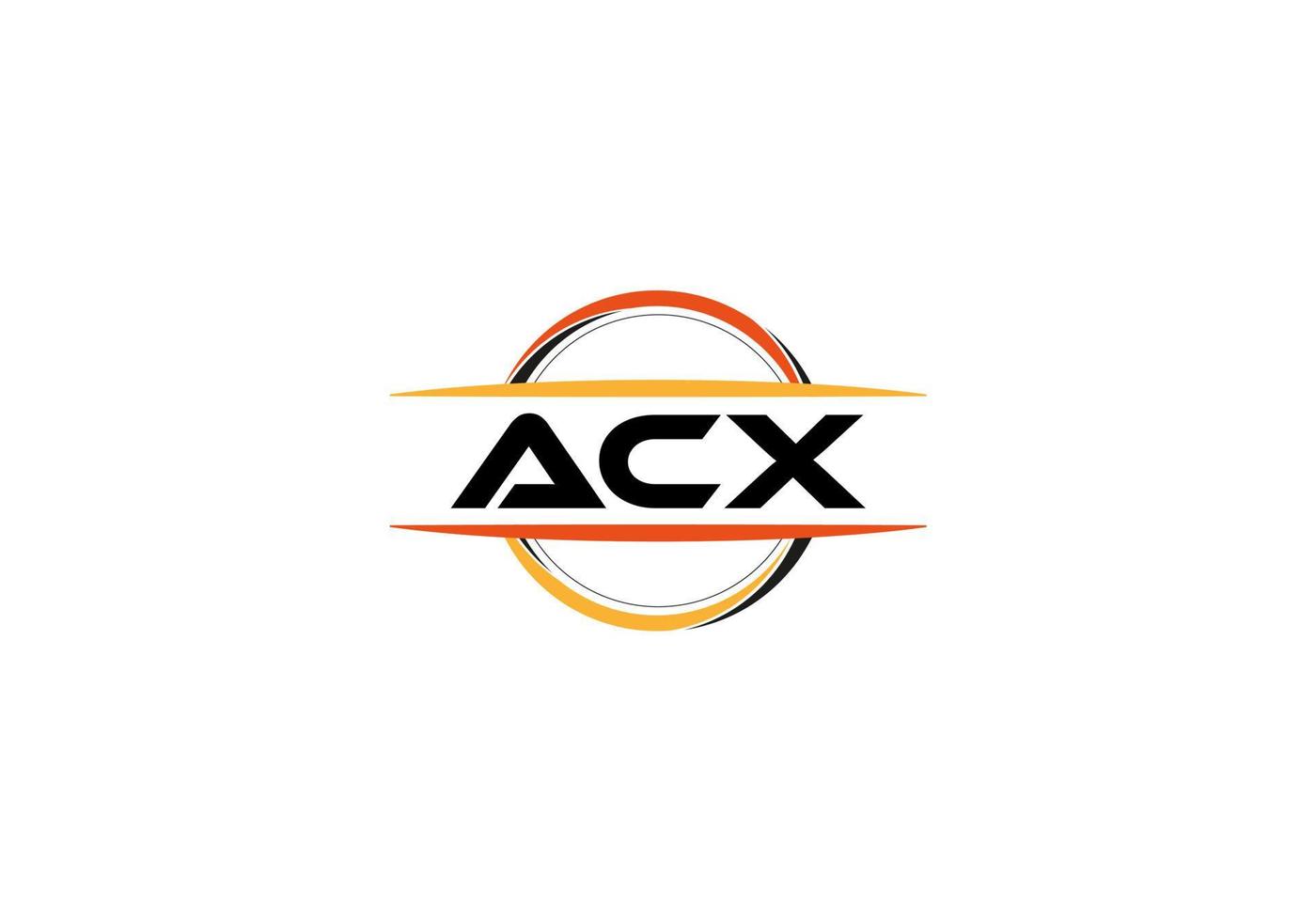acx lettre royalties mandala forme logo. acx brosse art logo. acx logo pour une entreprise, entreprise, et commercial utiliser. vecteur