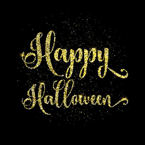 Glitter fond de type halloween heureux vecteur