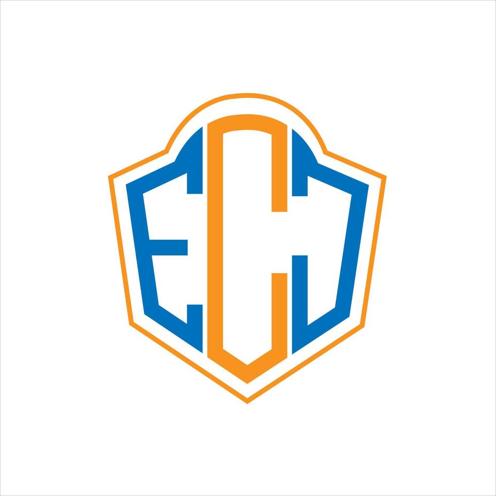 ecj abstrait monogramme bouclier logo conception sur blanc Contexte. ecj Créatif initiales lettre logo. vecteur