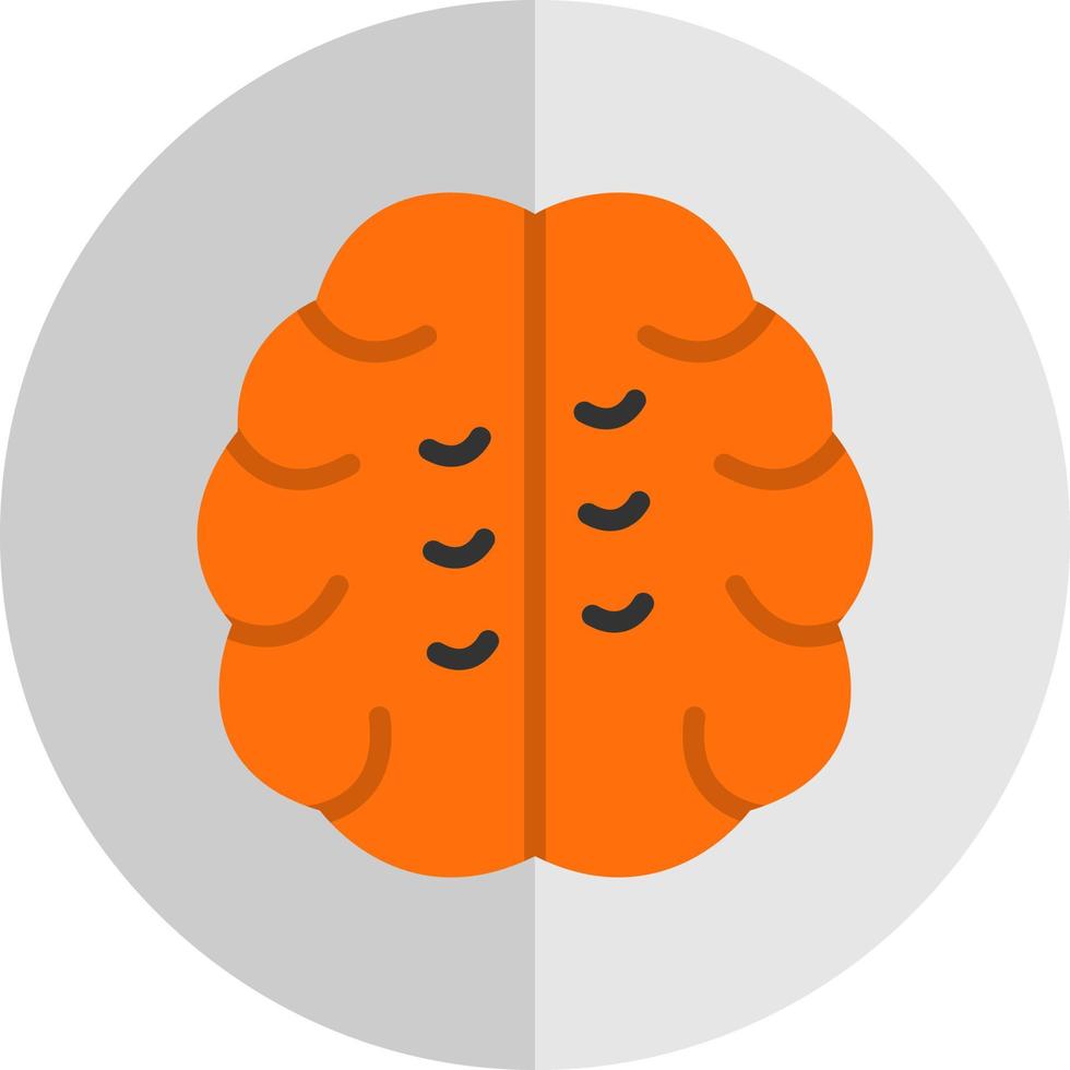 conception d'icône de vecteur de cerveau