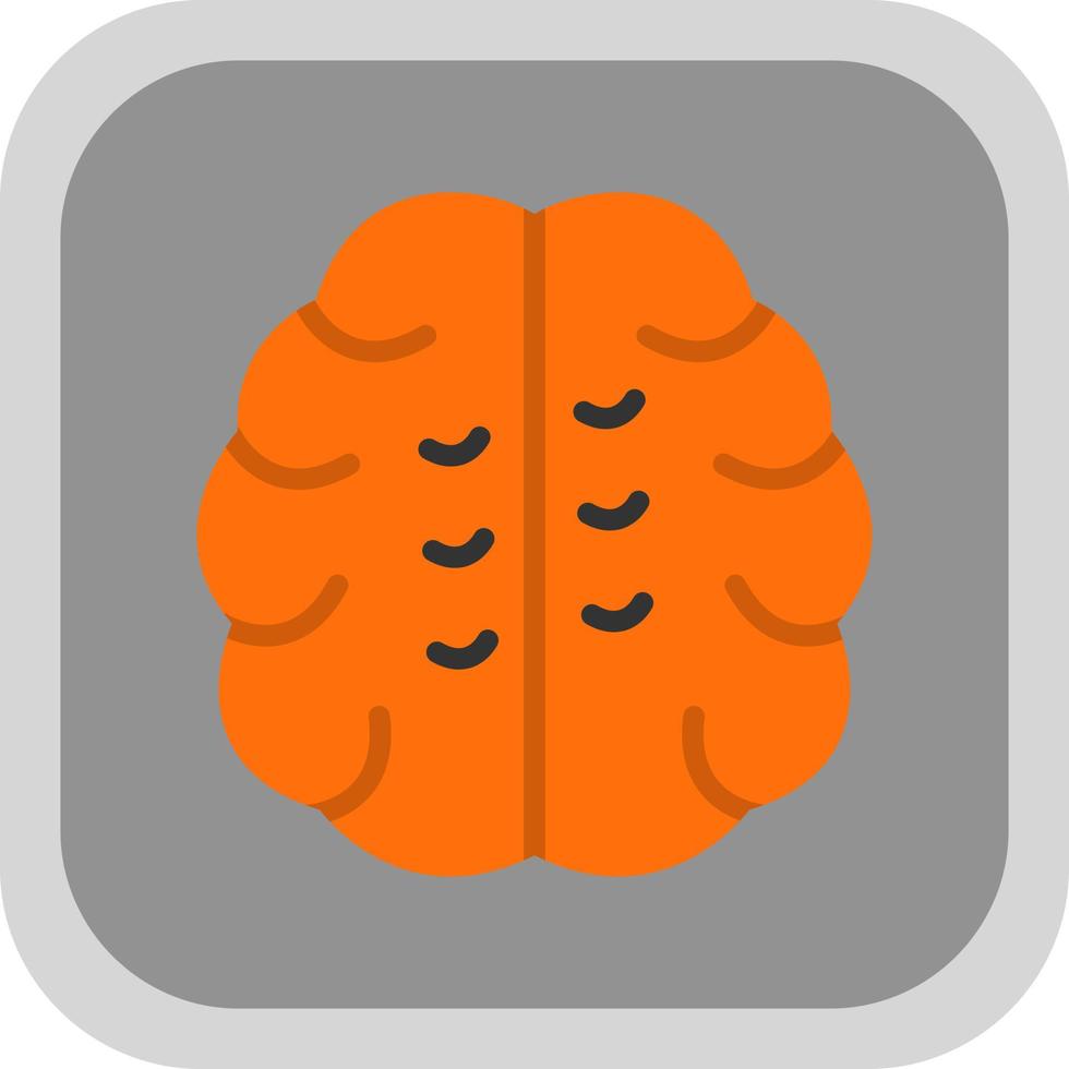 conception d'icône de vecteur de cerveau
