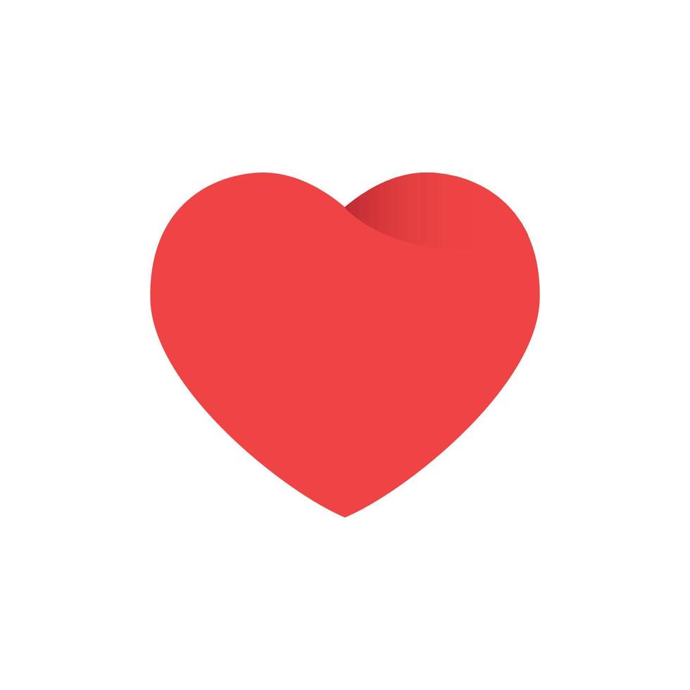 cœur icône. symbole de romance. la Saint-Valentin journée conception. vecteur