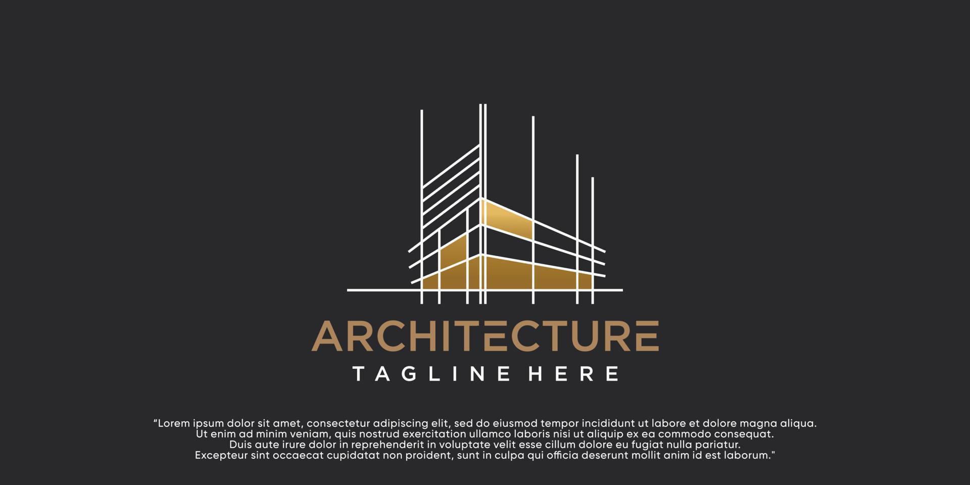 bâtiment architecture logo conception inspiration collection de architecture réel biens logo prime vecteur