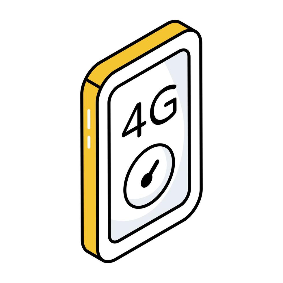 vecteur conception de mobile 5g réseau