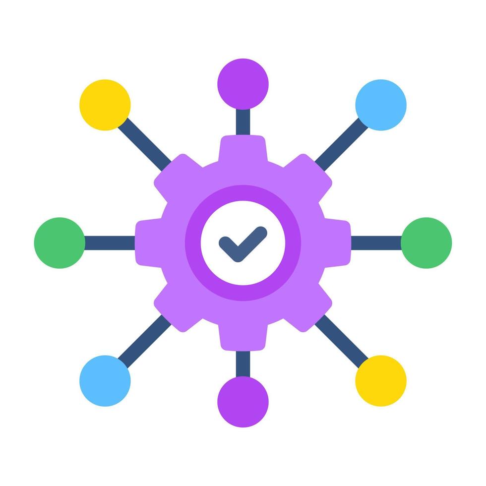 un icône conception de réseau réglage vecteur