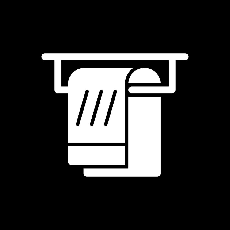 conception d'icône vecteur serviette