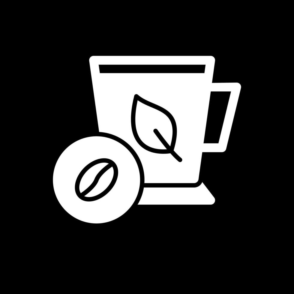 conception d'icône de vecteur de café à la menthe
