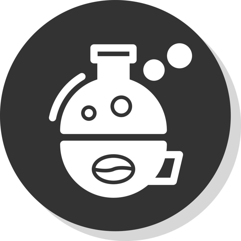 conception d'icône vecteur science café