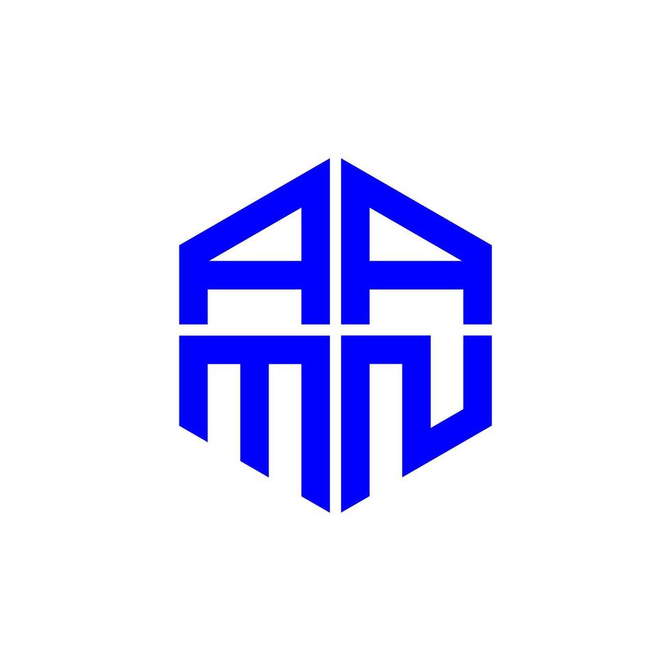 aamn lettre logo Créatif conception avec vecteur graphique, aamn Facile et moderne logo.