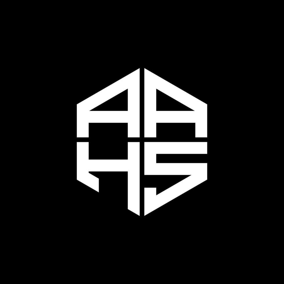aah lettre logo Créatif conception avec vecteur graphique, aah Facile et moderne logo.