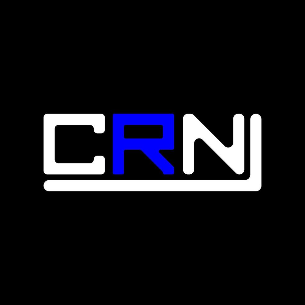 création de logo de lettre grn avec graphique vectoriel, logo grn simple et moderne. vecteur