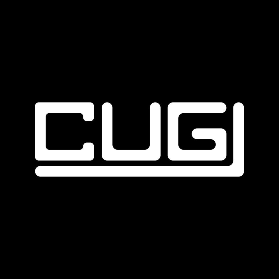 cug lettre logo Créatif conception avec vecteur graphique, cug Facile et moderne logo.