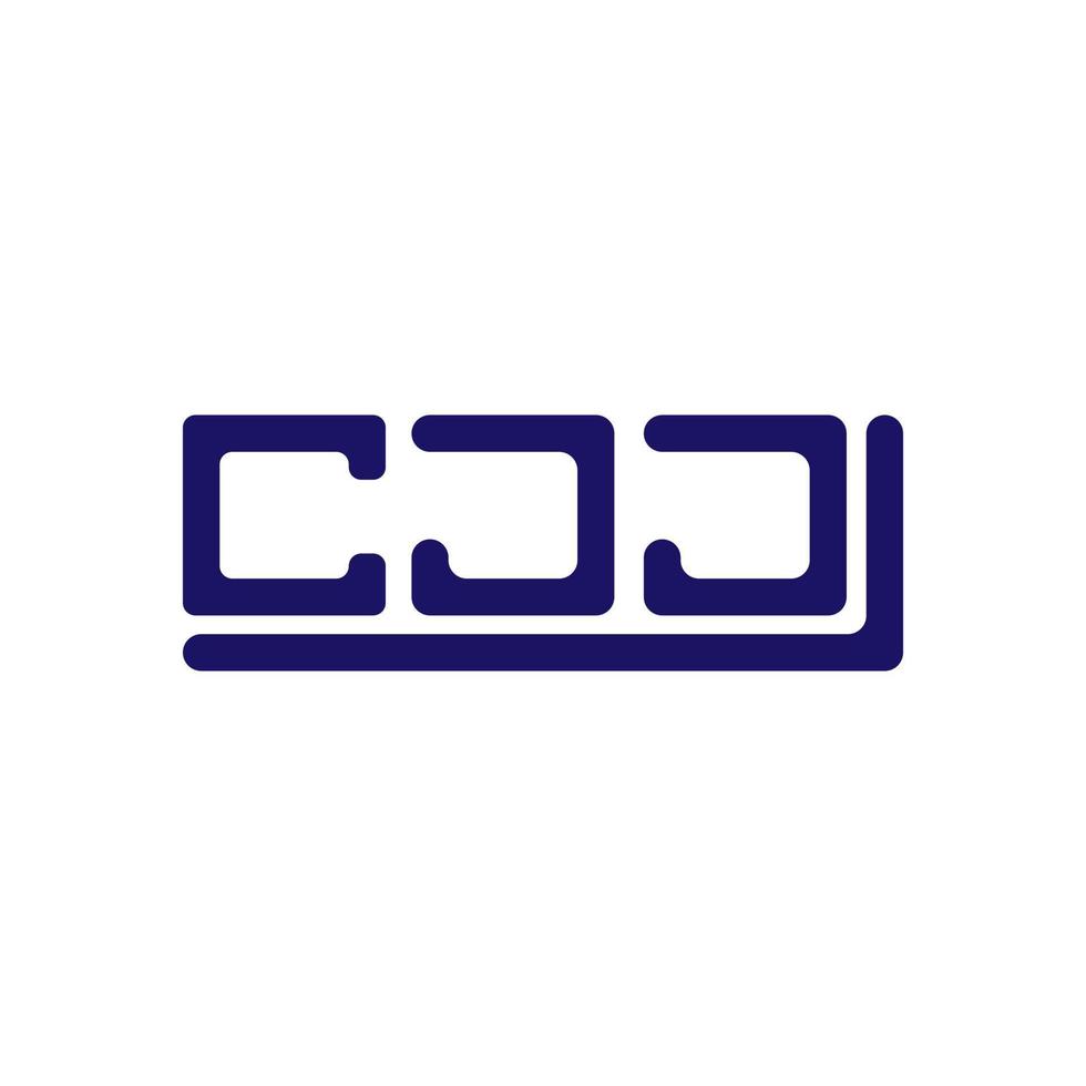 cjj lettre logo Créatif conception avec vecteur graphique, cjj Facile et moderne logo.