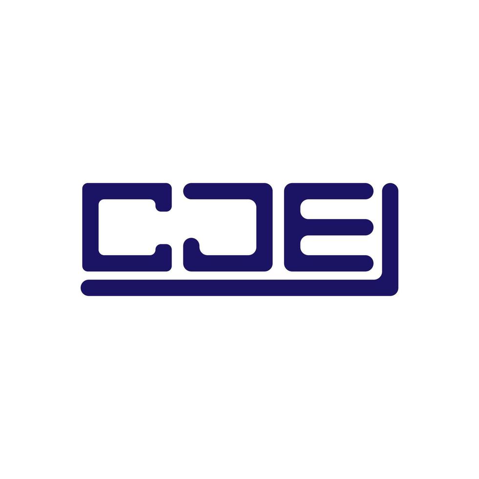 cje lettre logo Créatif conception avec vecteur graphique, cje Facile et moderne logo.