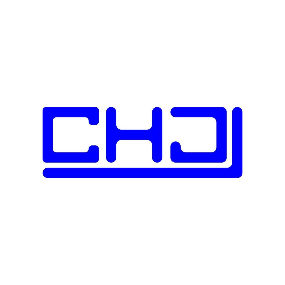 chj lettre logo Créatif conception avec vecteur graphique, chj Facile et moderne logo.