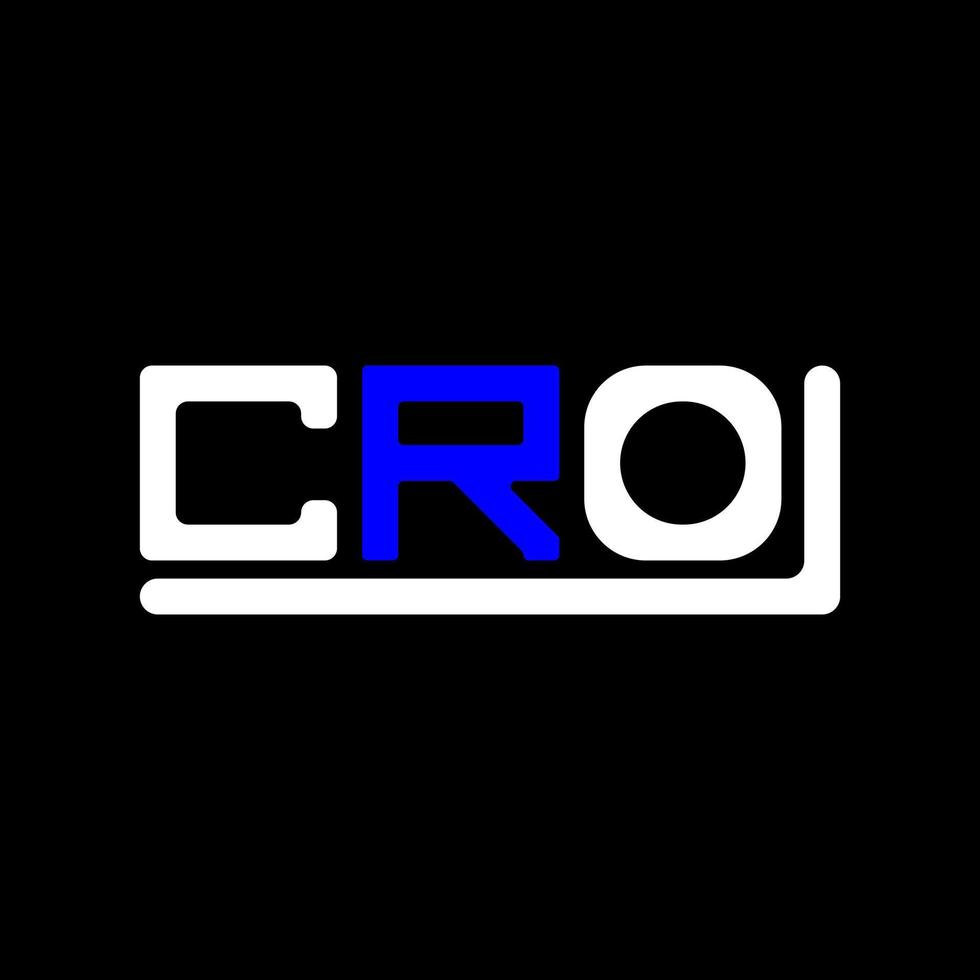 gro letter logo design créatif avec graphique vectoriel, gro logo simple et moderne. vecteur