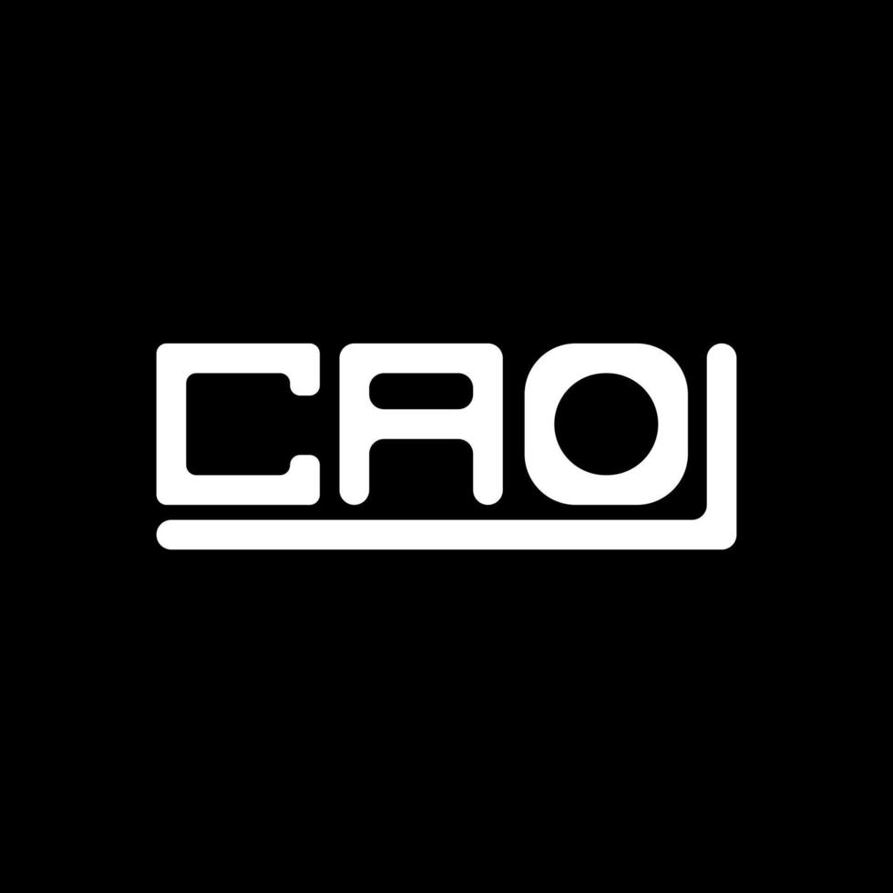 cao lettre logo Créatif conception avec vecteur graphique, cao Facile et moderne logo.