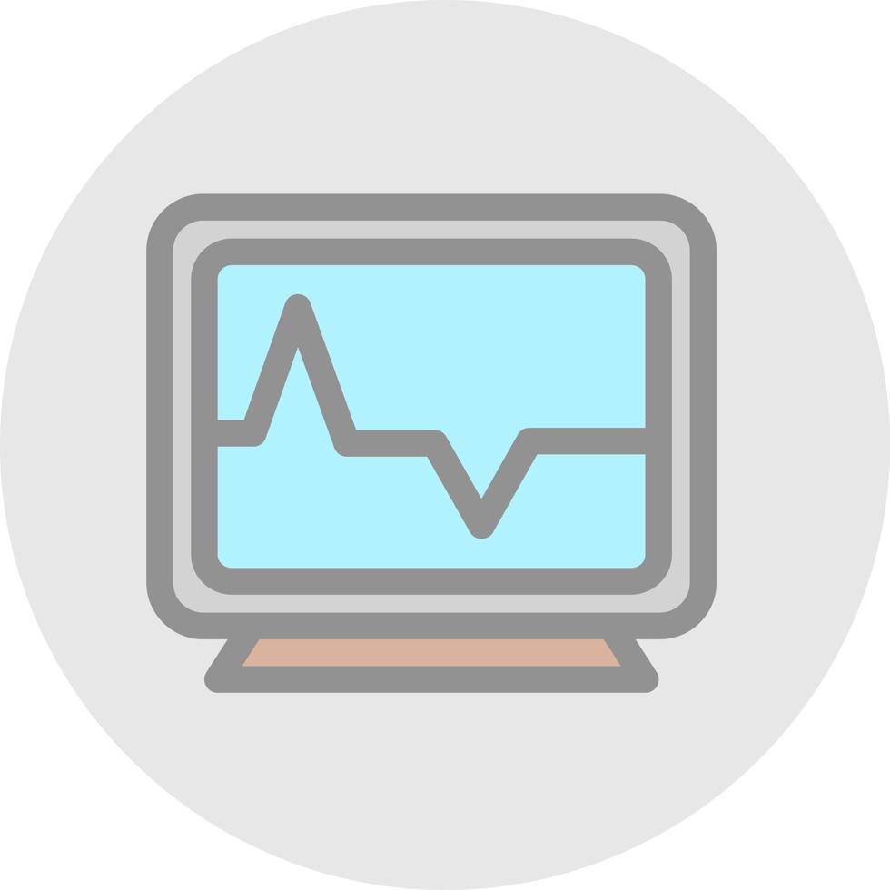 conception d'icône vectorielle de surveillance cardiaque vecteur