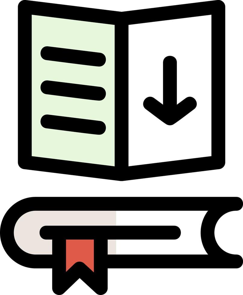 conception d'icônes vectorielles de ressources d'information vecteur