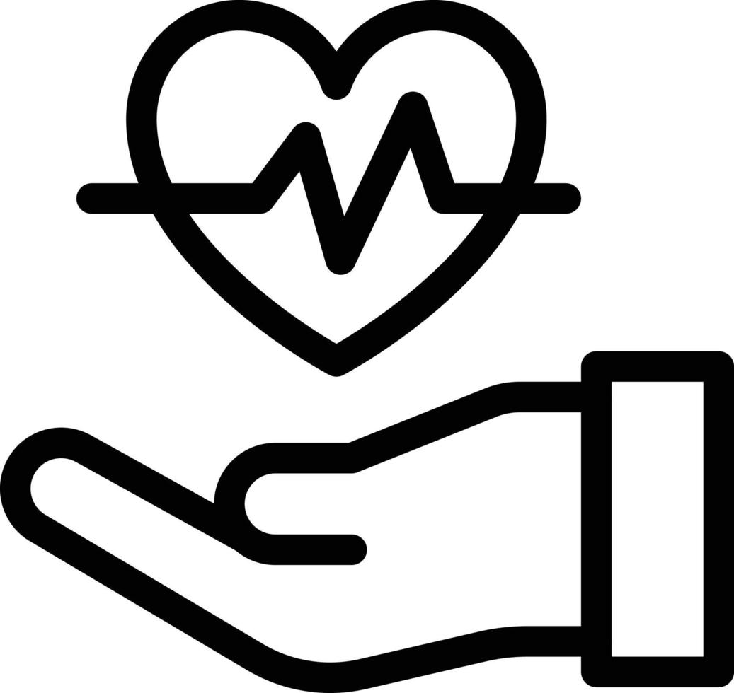 illustration vectorielle de pouls cardiaque sur fond.symboles de qualité premium.icônes vectorielles pour le concept et la conception graphique. vecteur