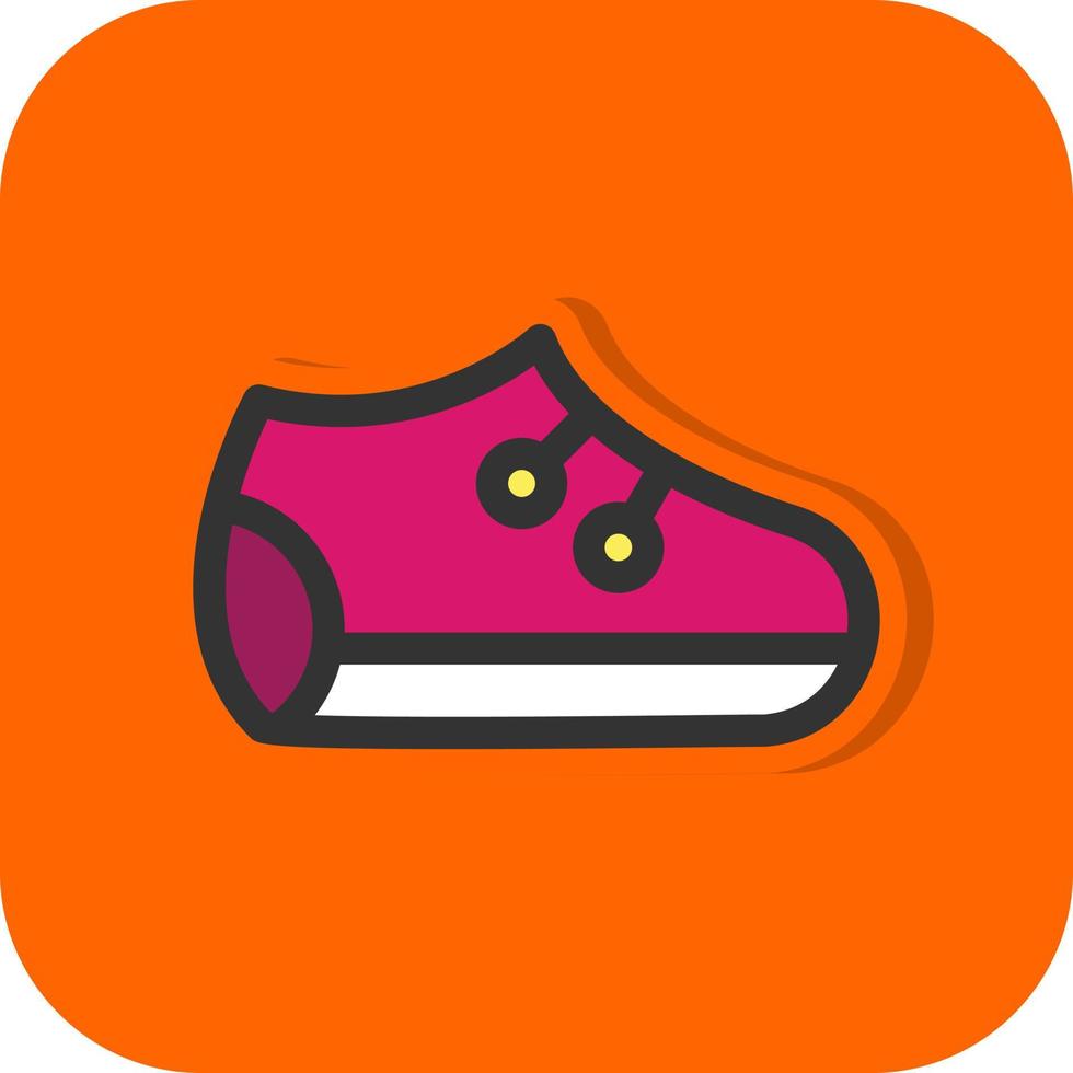 conception d'icône vectorielle de chaussures de bébé vecteur