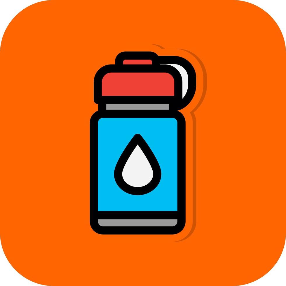 conception d'icônes vectorielles de bouteilles d'eau vecteur