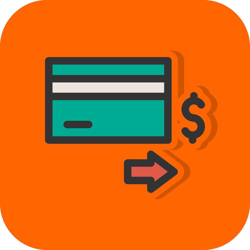 conception d'icône vectorielle de paiement par carte de crédit vecteur