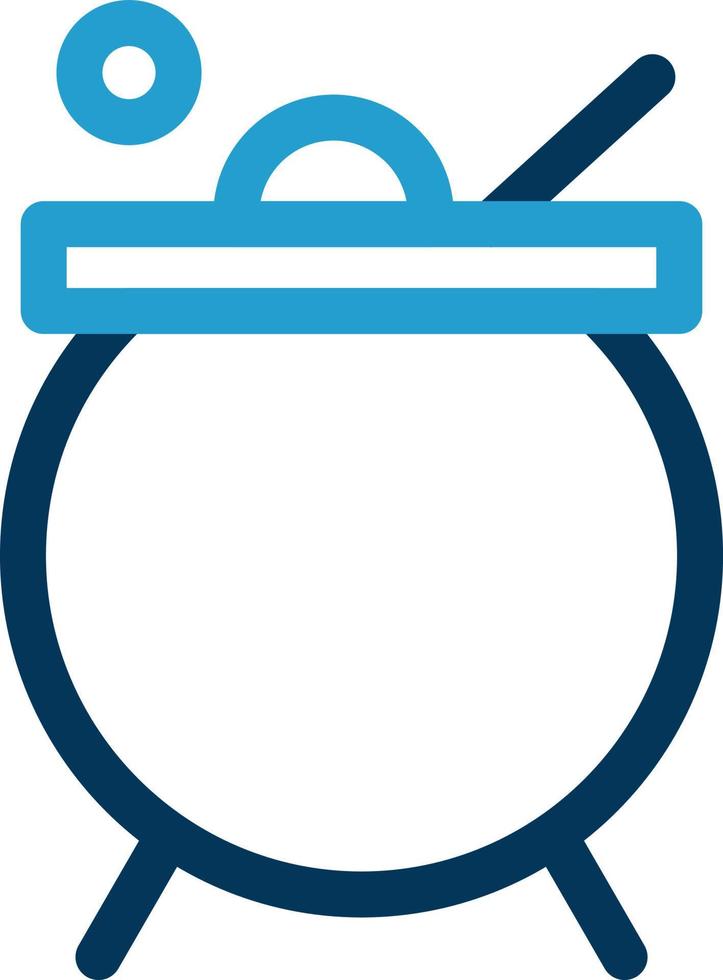 conception d'icône de vecteur de chaudron