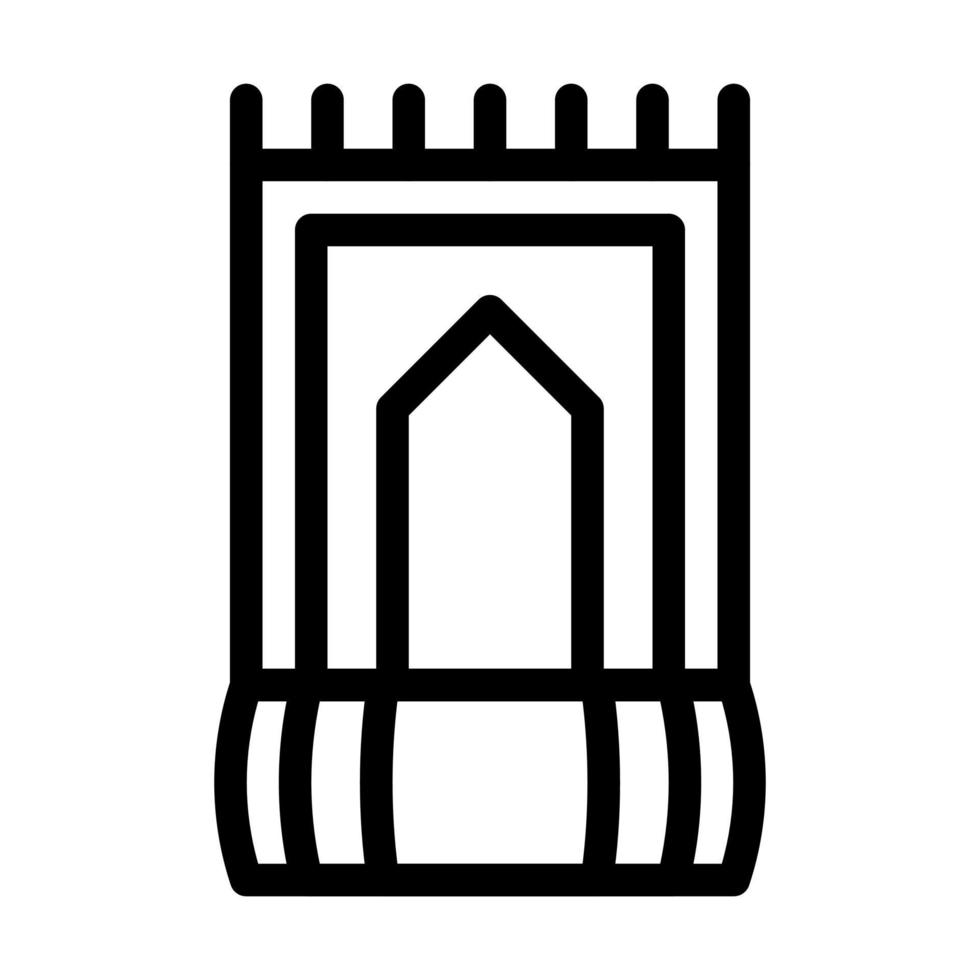couverture icône contour style Ramadan illustration vecteur élément et symbole parfait.