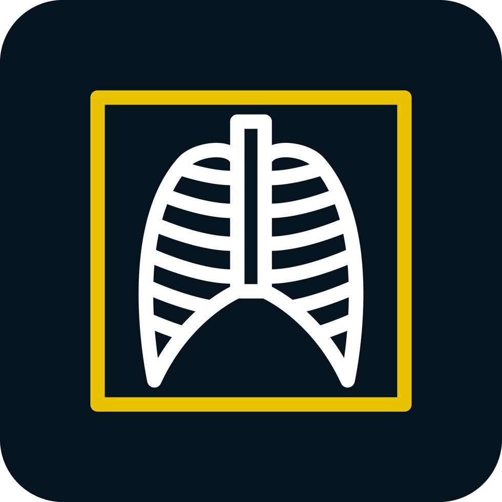 conception d'icône de vecteur de radiographie