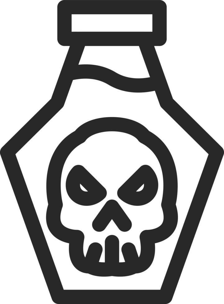 conception d'icône vecteur poison